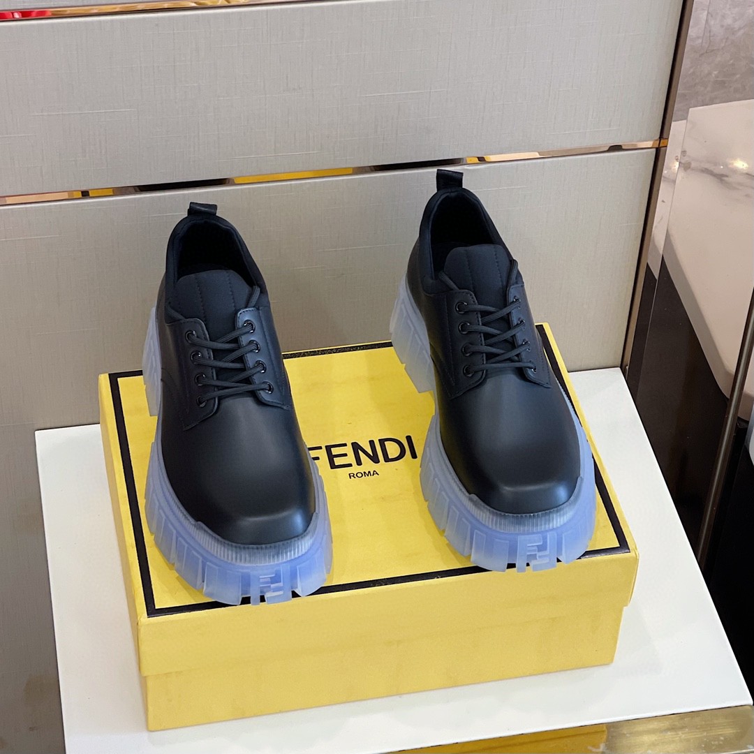 F**di Force Black Boots For Men 7L1451AD74