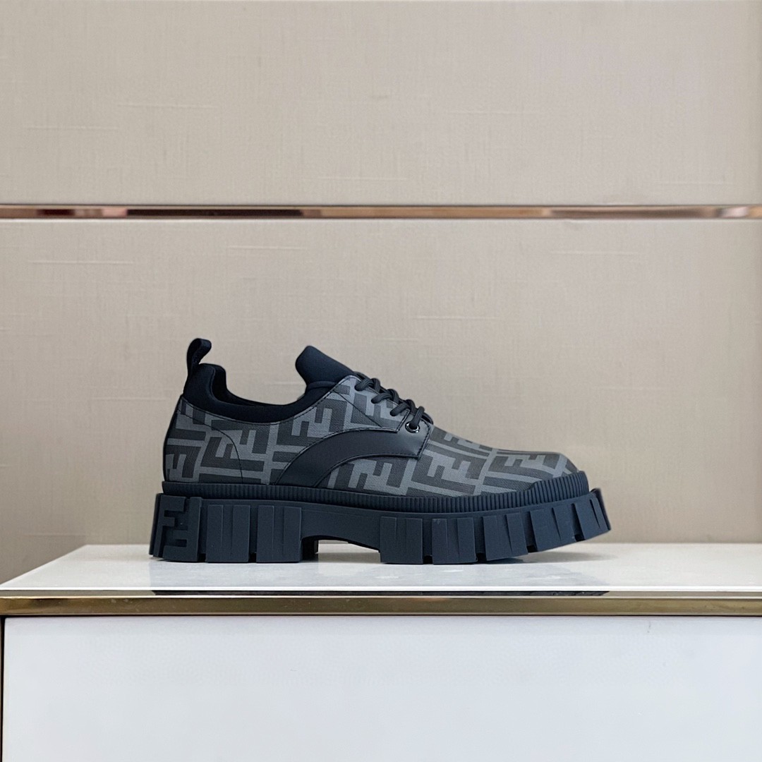 F**di Force Grey Boots For Men 7L1451AD74