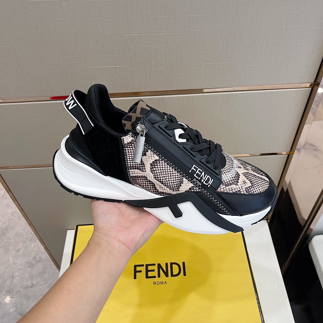 F**di Flow Sneakers Black For Men