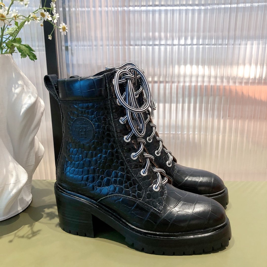 H**me5 Fresh Ankle Boots Black For Women 1.6in/4cm