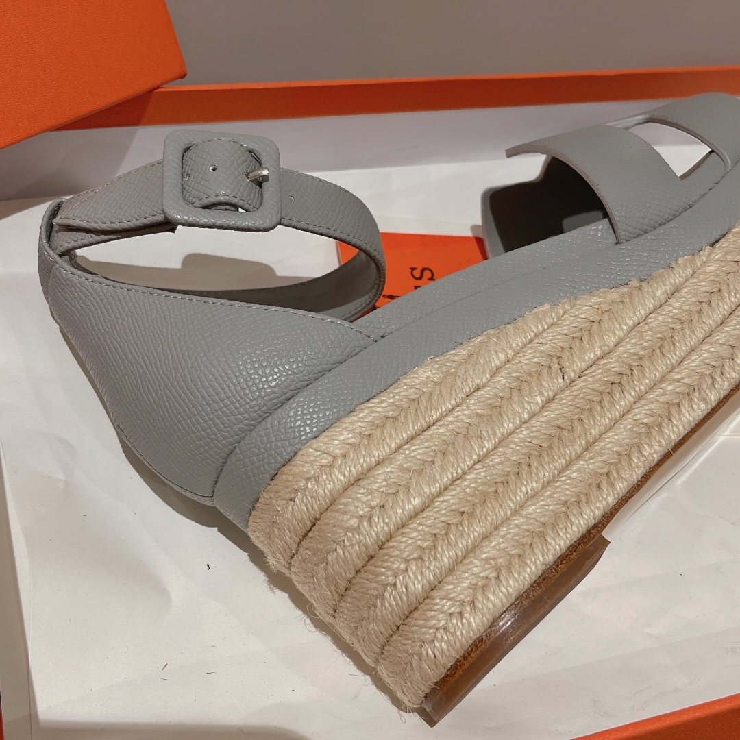 H**me5 Doll 40 Espadrilles Gray For Women 1.6in/4cm