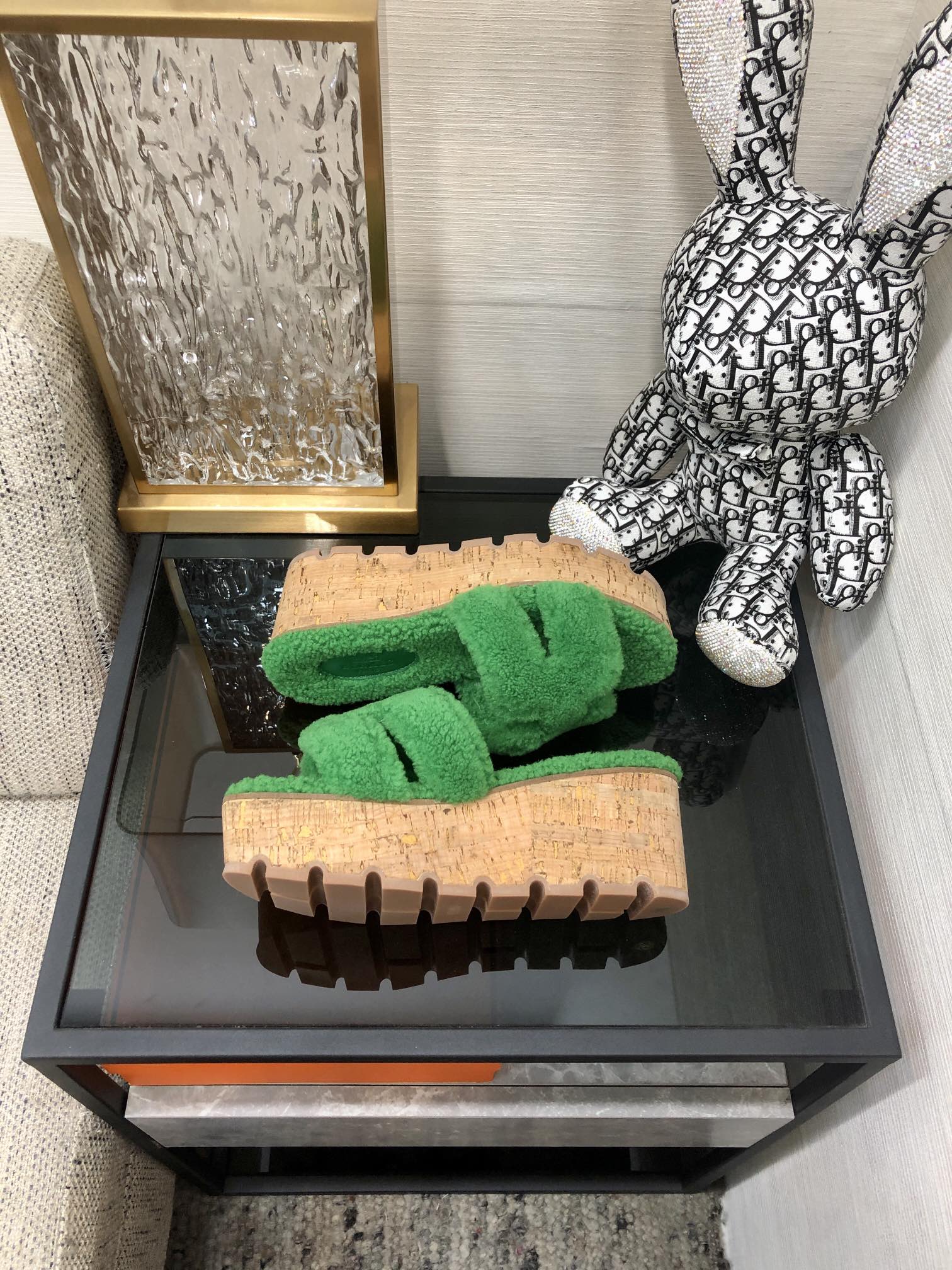 H**me5 Figari Sandal Green For Women